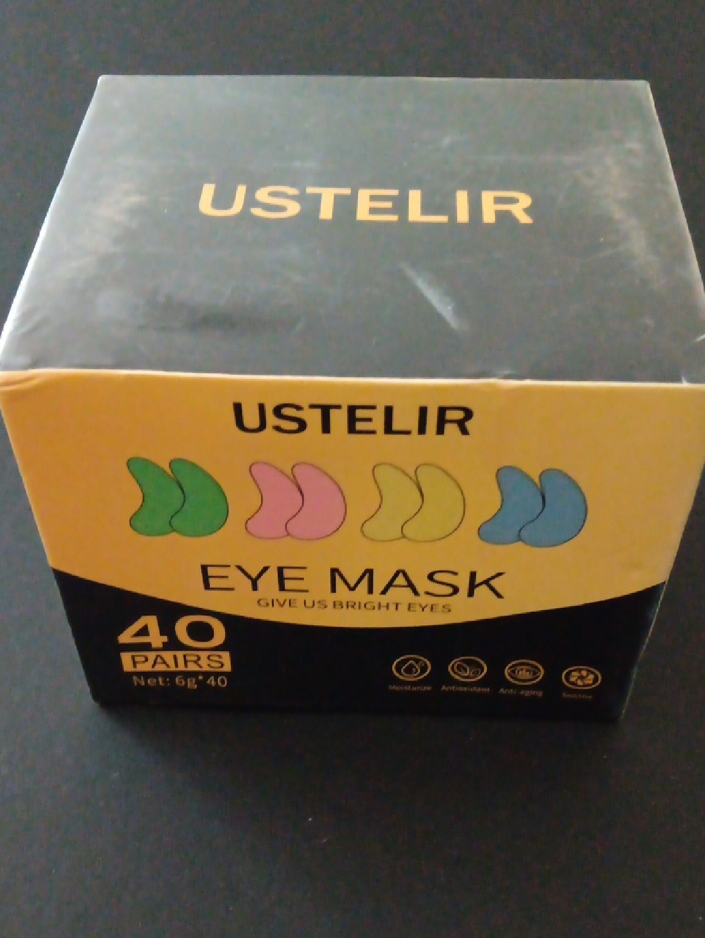 Green Eye Masks - 40 Pairs